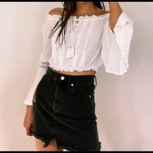 The American Rag boho-crop-top